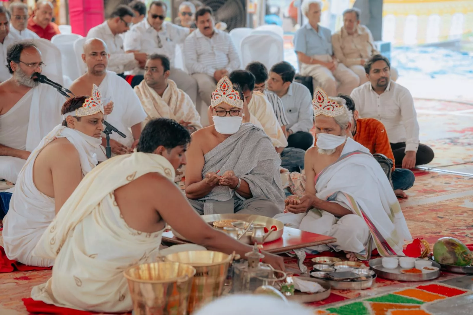 जैन मंदिर में प्रतिष्ठा महोत्सव का आयोजन
