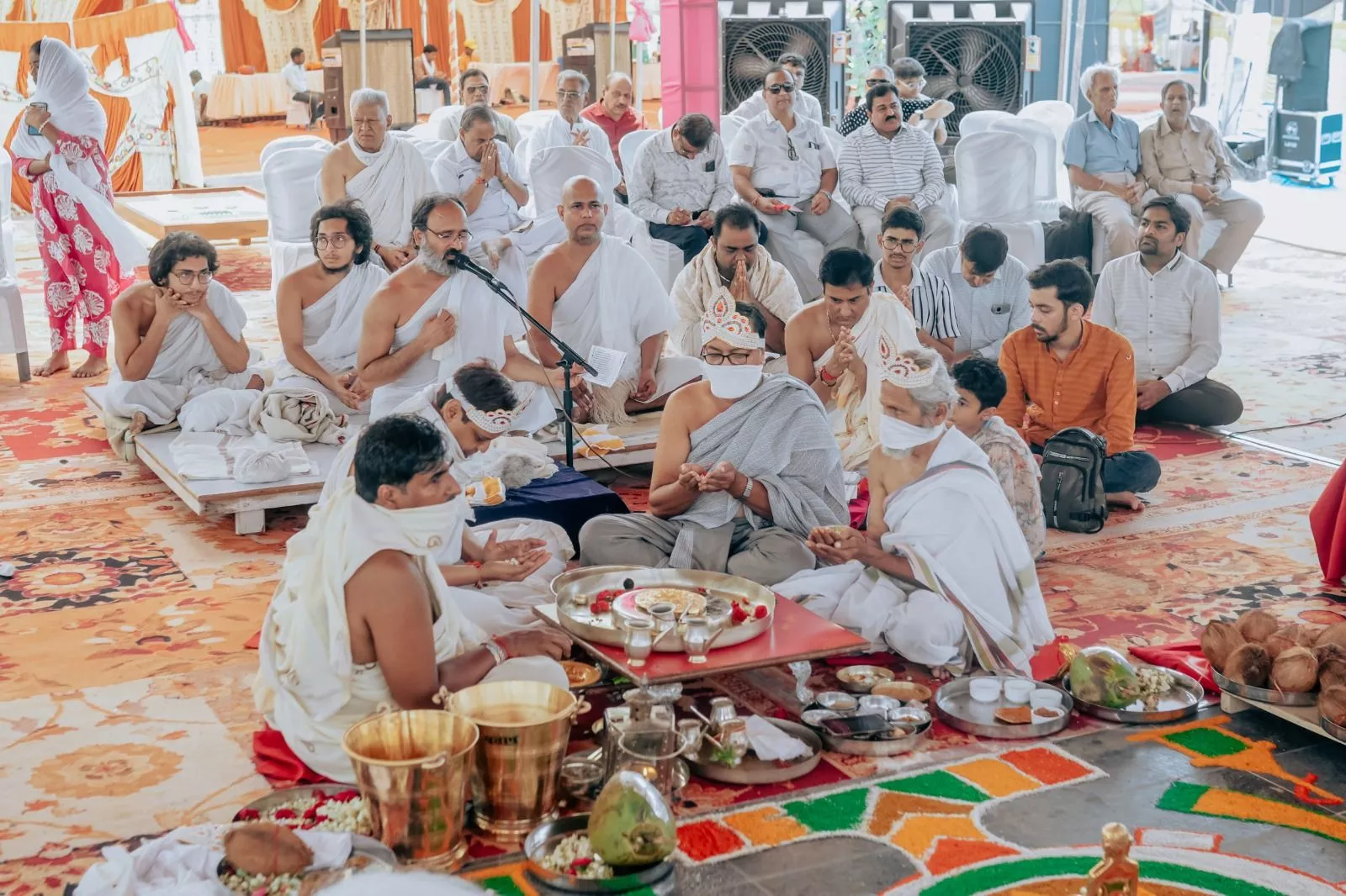 जैन मंदिर में प्रतिष्ठा महोत्सव का आयोजन