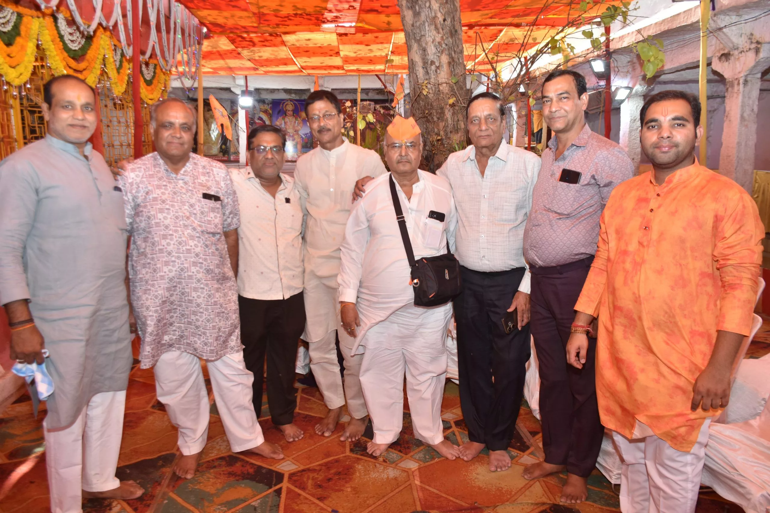 सीतारामबाग मंदिर में हनुमान जन्मोत्सव का हवन कार्यक्रम