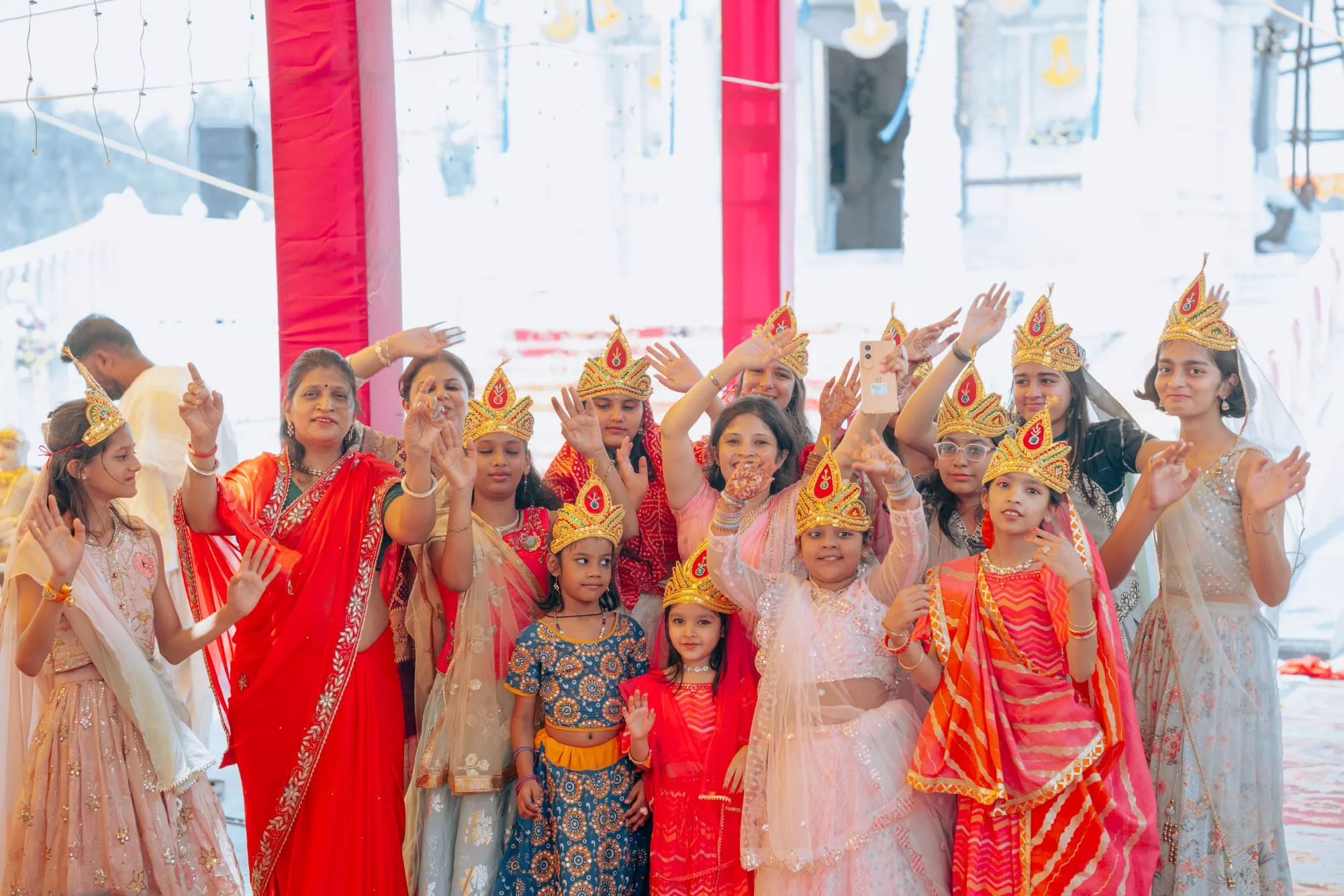 कुलपाक जैन मंदिर में प्रतिष्ठा महोत्सव का धार्मिक अनुष्ठान