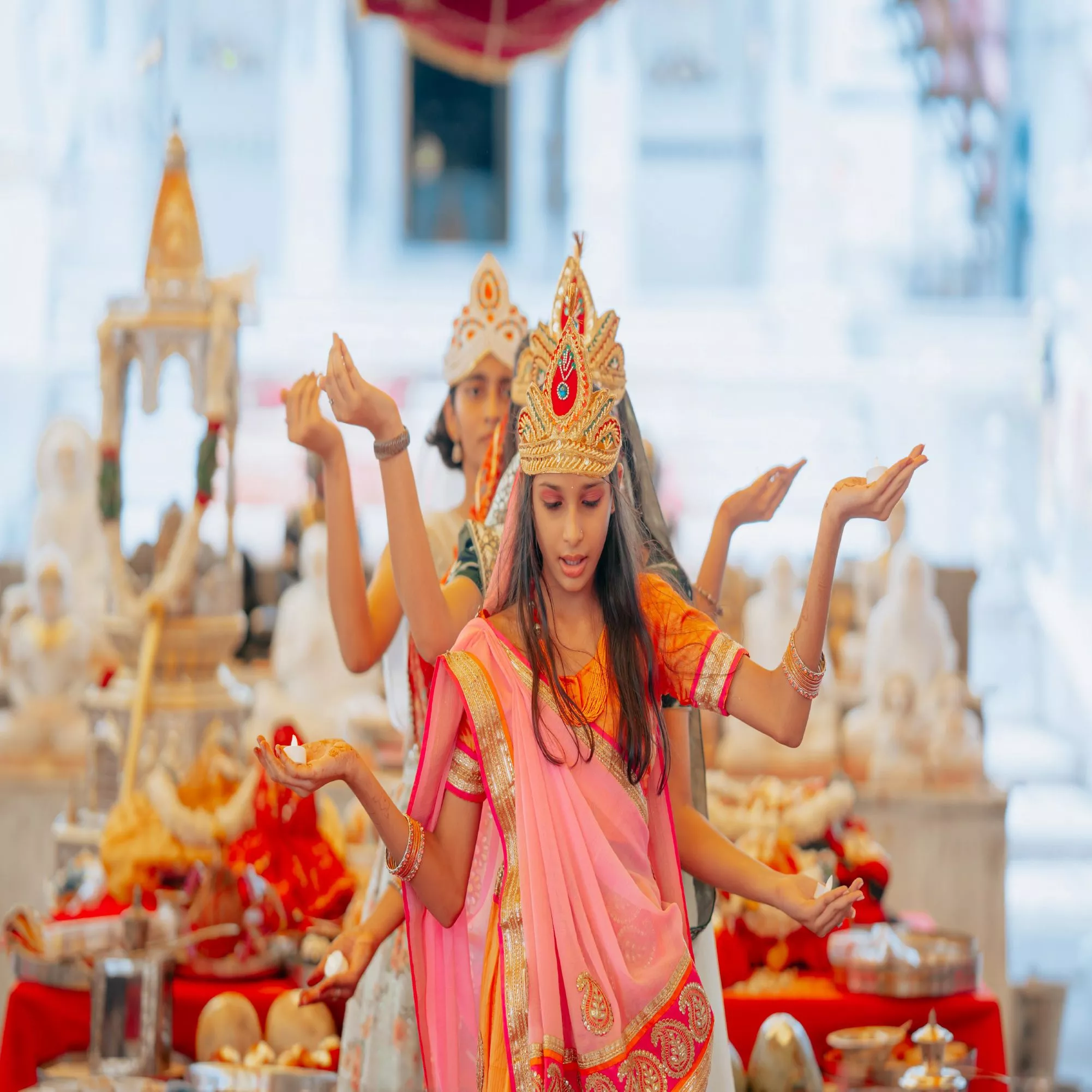 कुलपाक जैन मंदिर में प्रतिष्ठा महोत्सव का धार्मिक अनुष्ठान