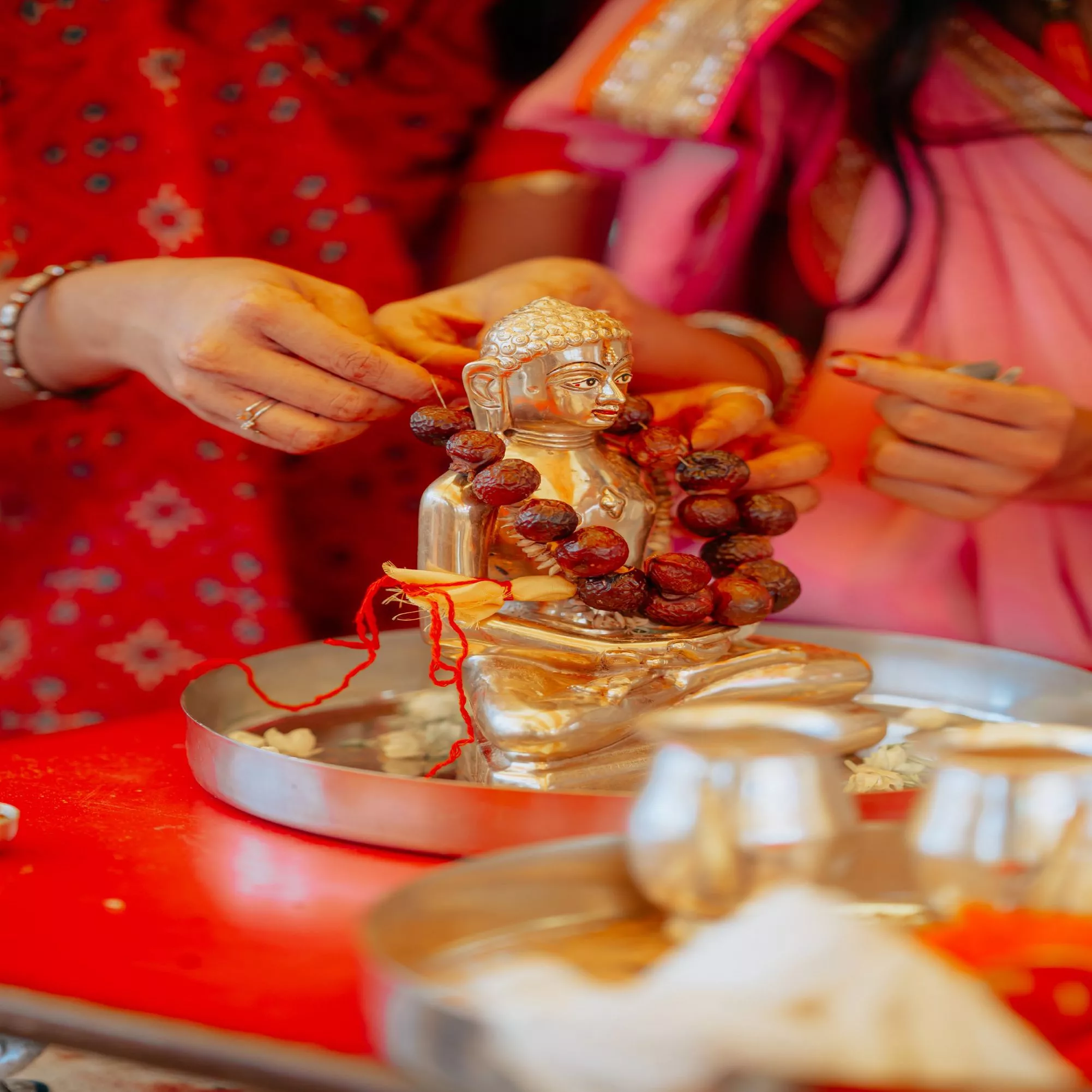 कुलपाक जैन मंदिर में प्रतिष्ठा महोत्सव का धार्मिक अनुष्ठान