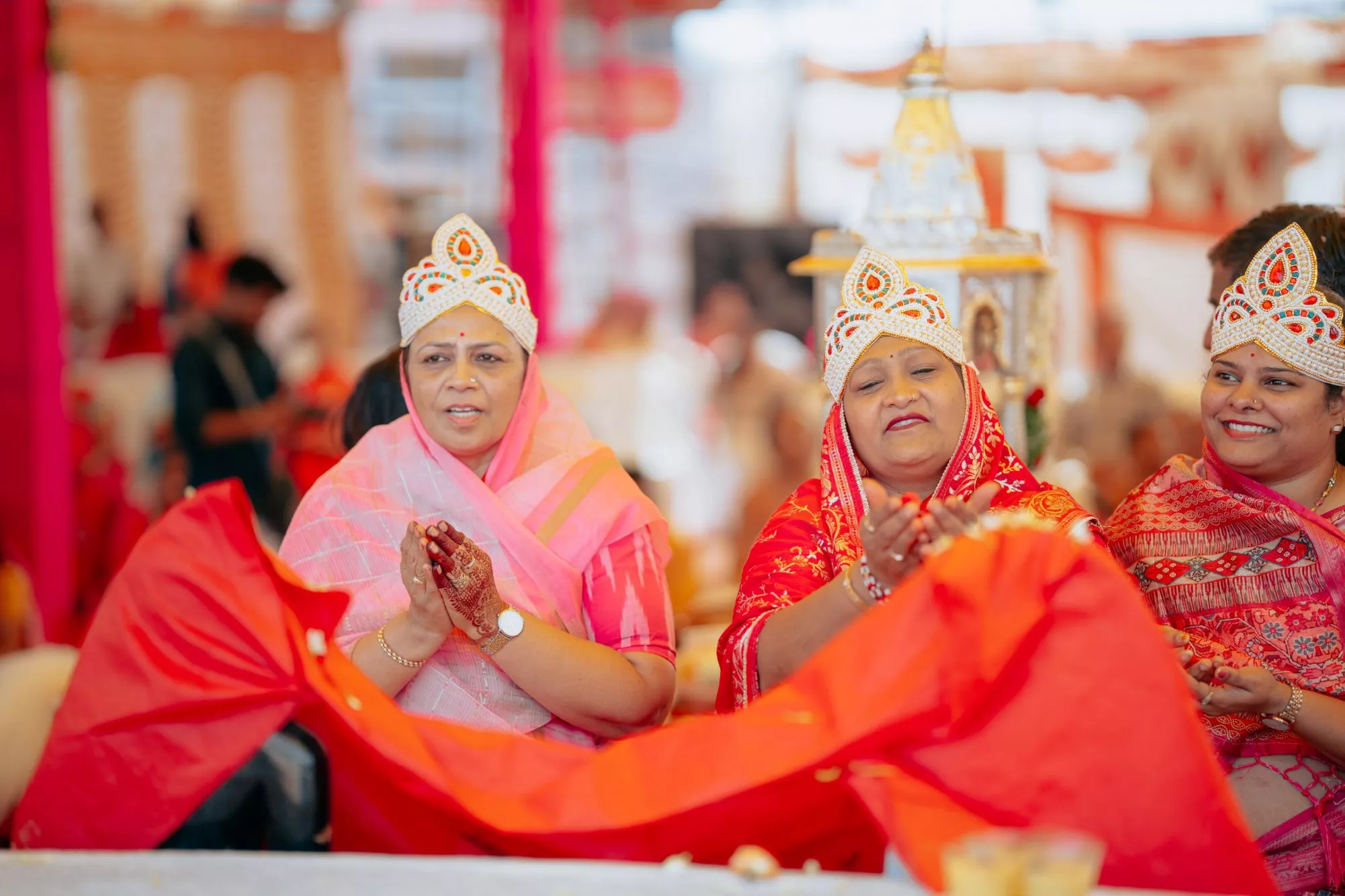 कुलपाक जैन मंदिर में प्रतिष्ठा महोत्सव का धार्मिक अनुष्ठान