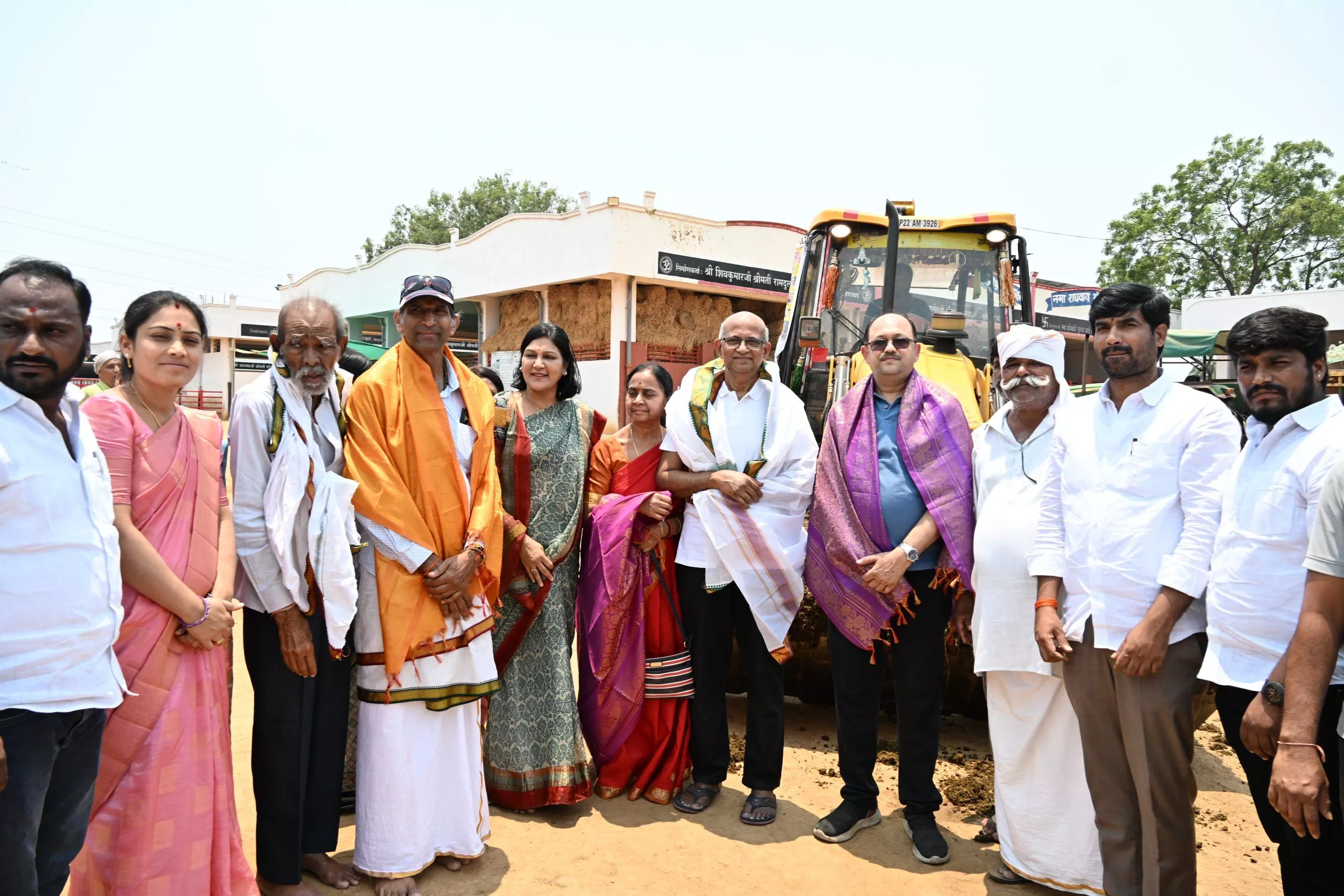 गौशाला में नए शेड का उद्घाटन और किसानों को लाभ