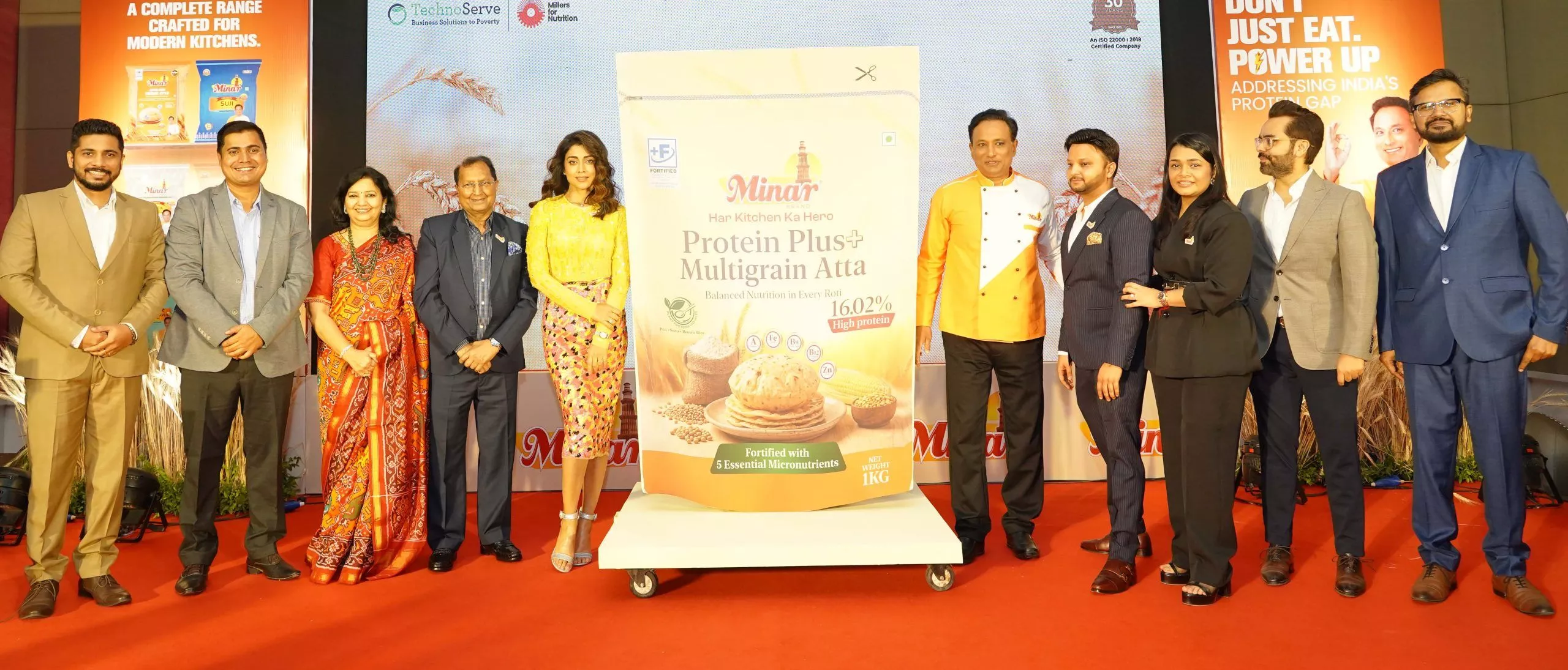 मीनार ब्रांड का फोर्टिफाइड मल्टीग्रेन आटा लॉन्च