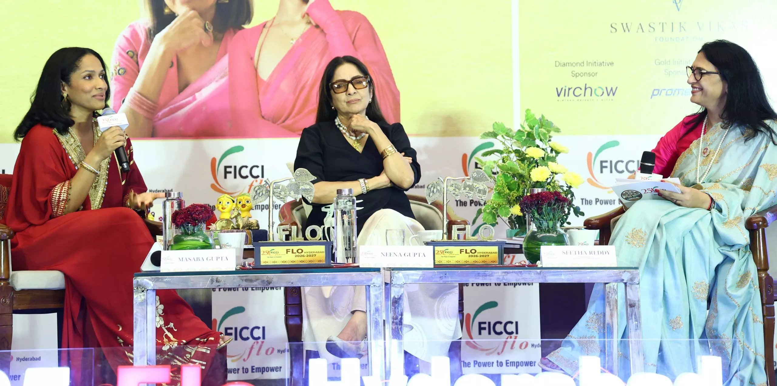 FICCI FLO में नीना गुप्ता और मसाबा गुप्ता का संवाद