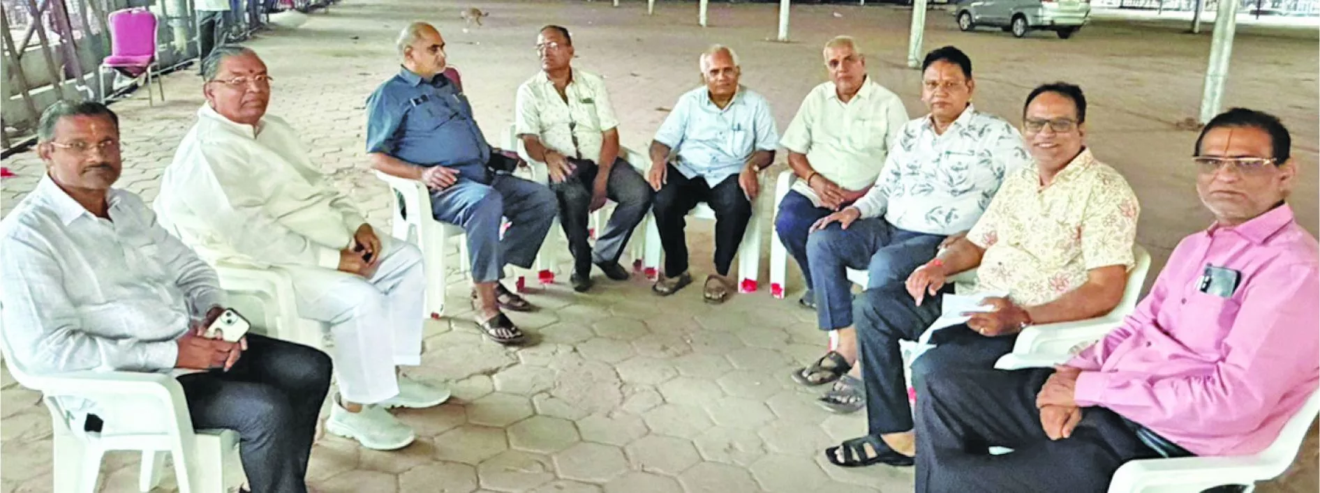 नुमाइश मैदान में श्रीमद्भागवत कथा आयोजन की तैयारी