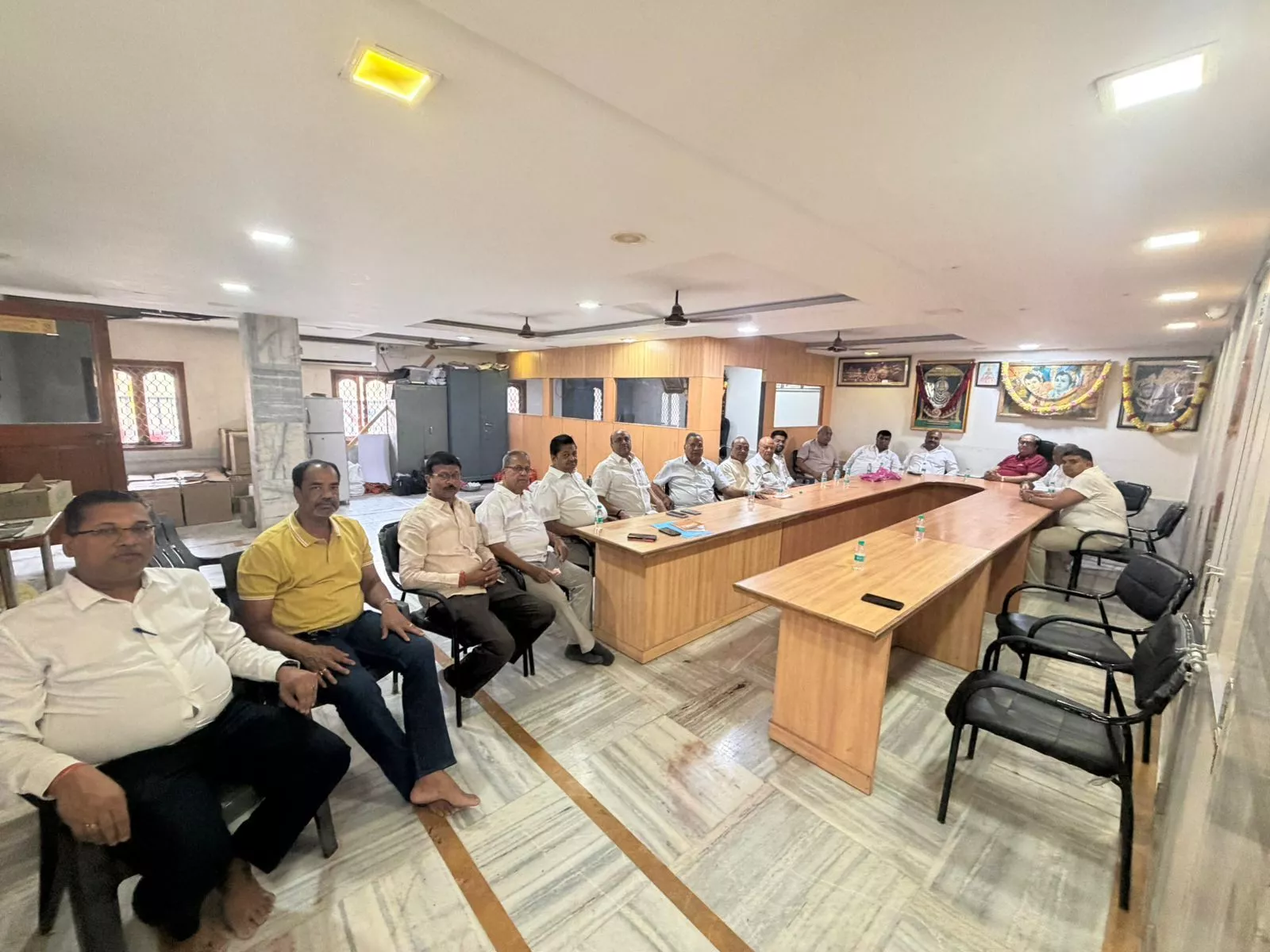 राम कथा महोत्सव की तैयारी को लेकर आयोजित सभा