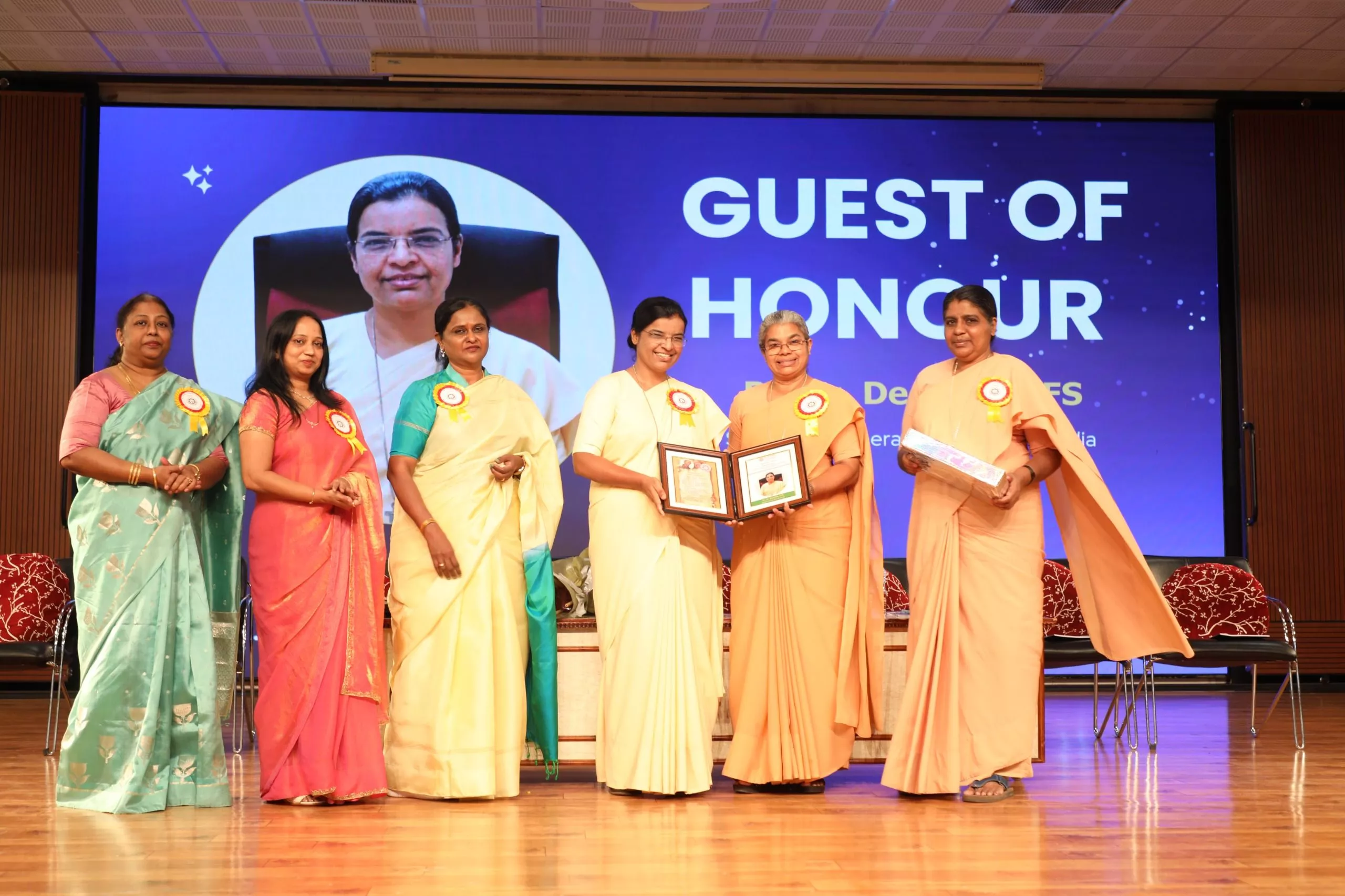 सेंट फ्रांसिस कॉलेज फॉर वूमेन, बेगमपेट में आयोजित राष्ट्रीय सेमिनार का दृश्य। 
