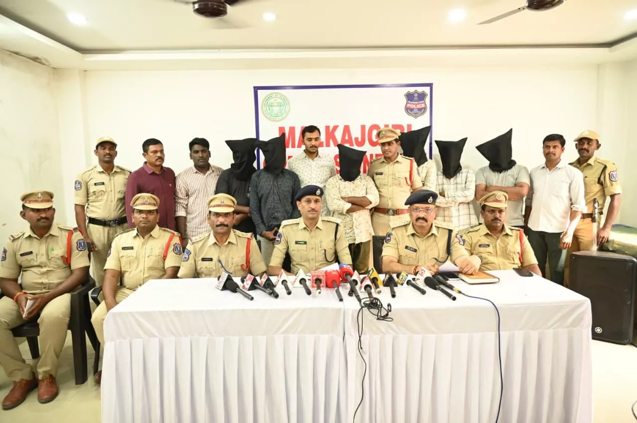 हैदराबाद में डकैत गिरोह का भंडाफोड़, 6 गिरफ्तार