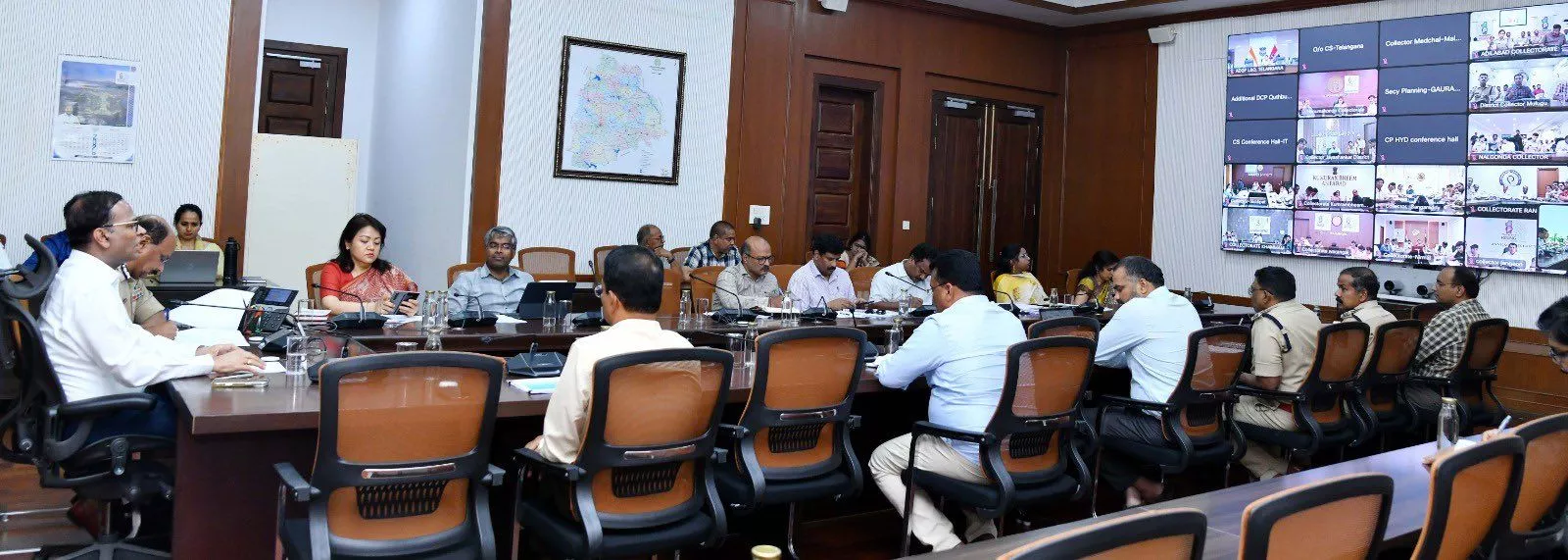 तेलंगाना सड़क सुरक्षा अभियान बैठक