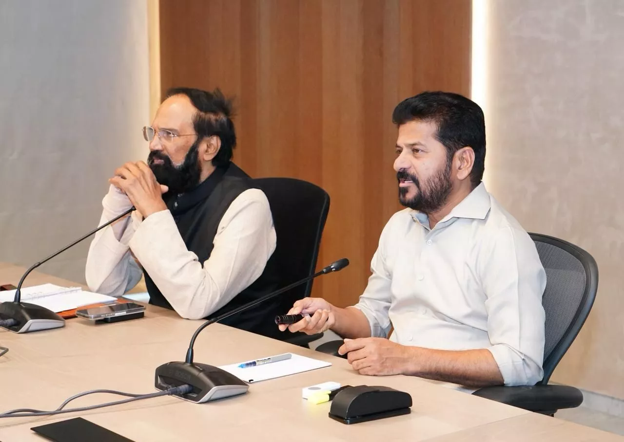 तुम्मिड़ीहट्टी बैराज परियोजना स्थल का दृश्य