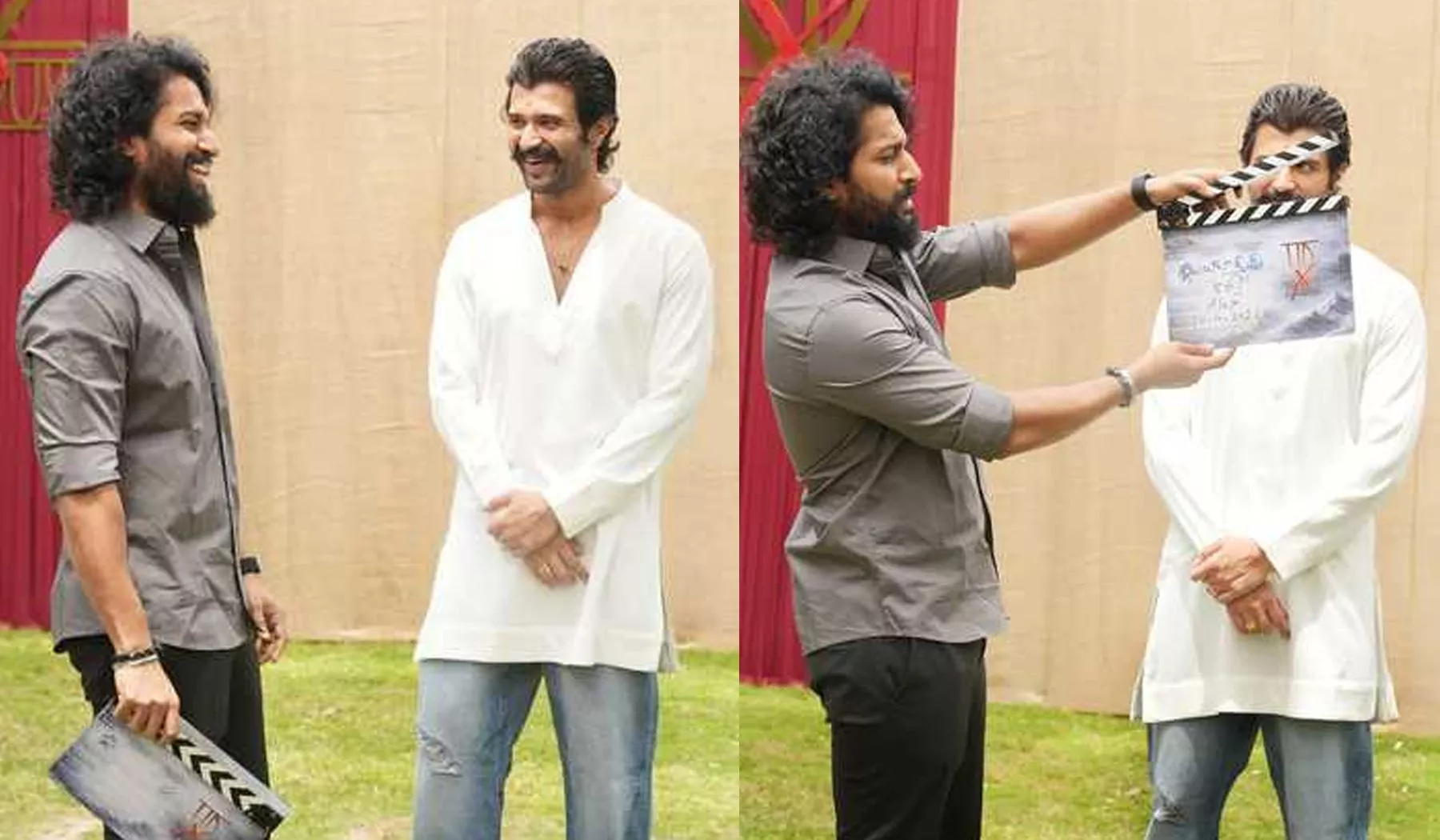 विजय देवरकोंडा ने निर्देशक शौर्युव के साथ अपनी नई फिल्म की शुरुआत नानी मुख्य अतिथि बने और फिल्म को क्लैप देकर लॉन्च किया।