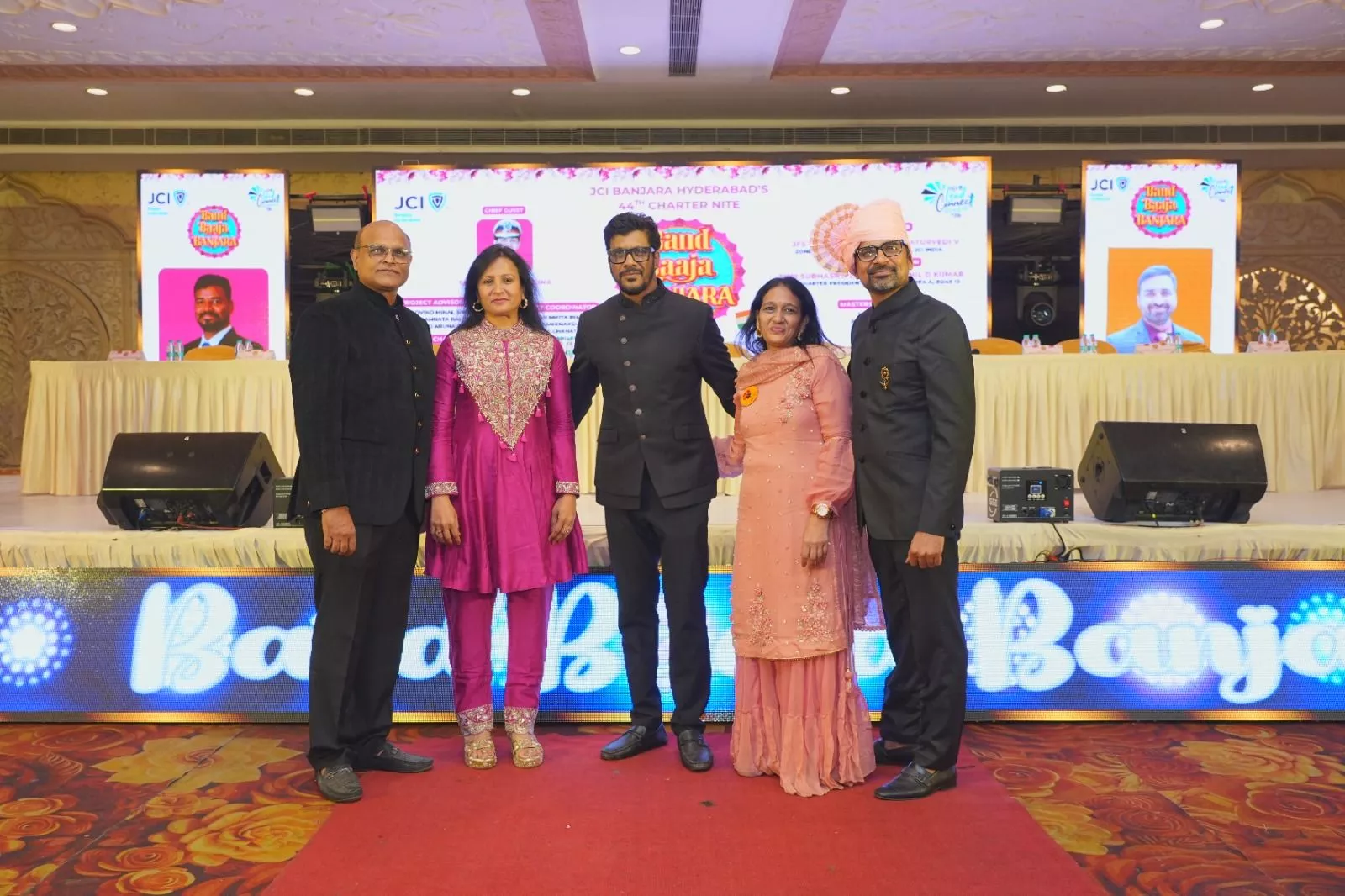 जेसीआई बंजारा की 44वीं चार्टर नाइट समारोह