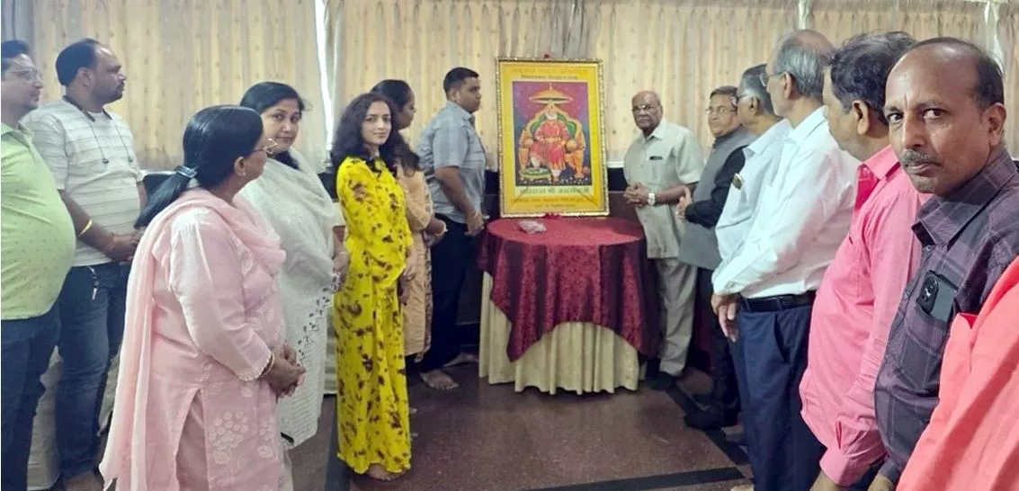 अग्रवाल समाज दक्षिण जोन शाखा बैठक का दृश्य