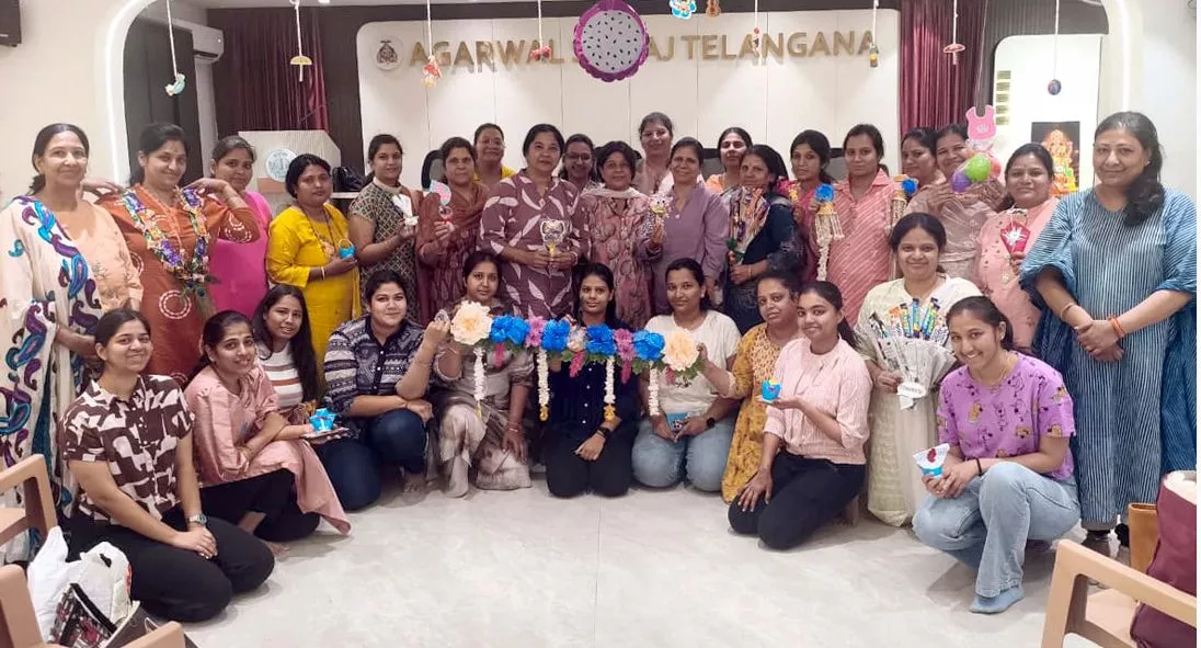 महिला सशक्तिकरण कार्यक्रम में कौशल प्रशिक्षण सत्र