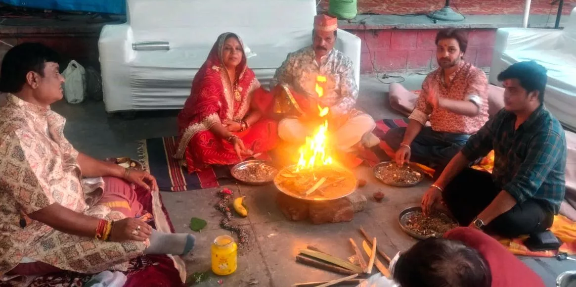 हैदराबाद में भागवत कथा का समापन समारोह