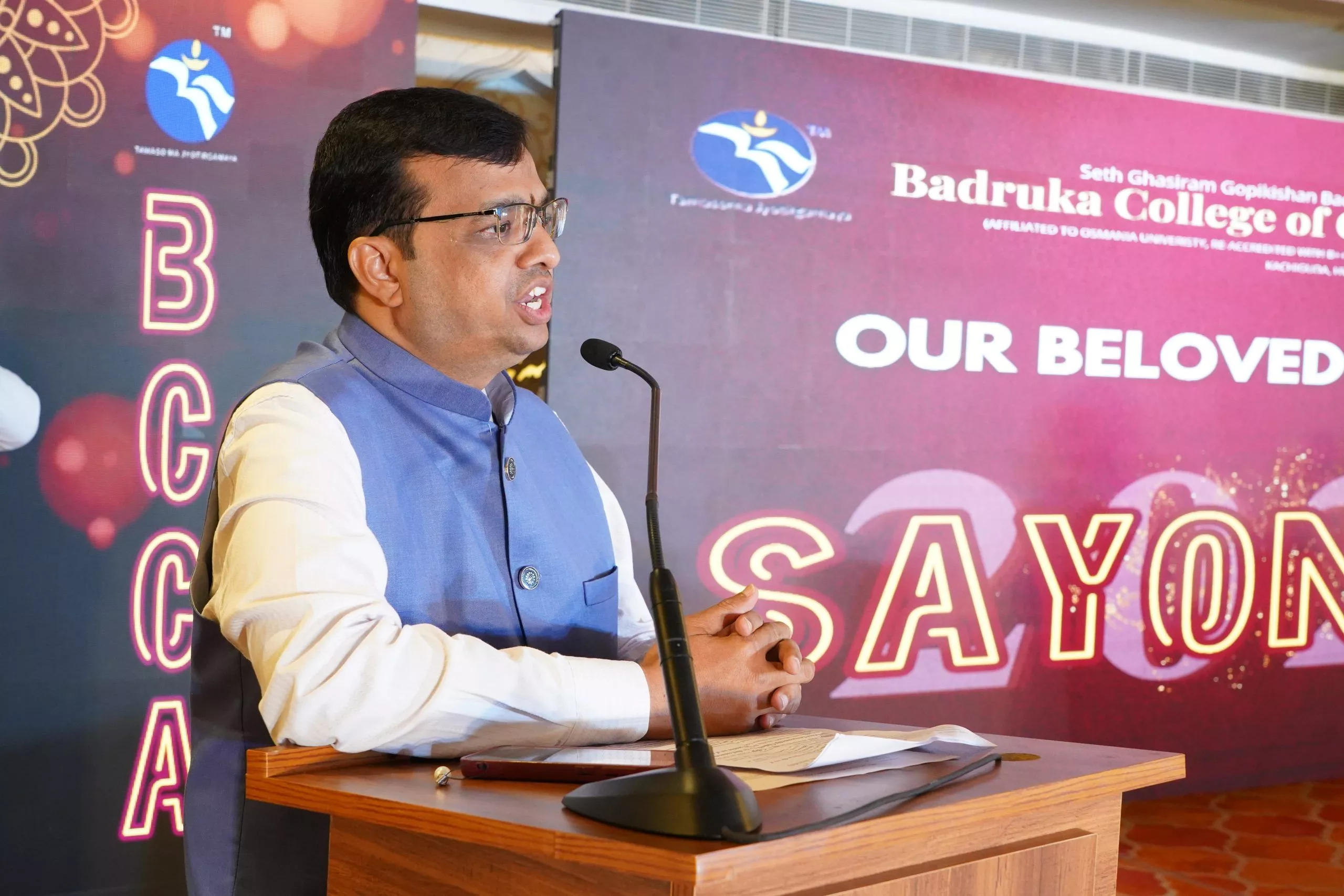 बद्रुका कॉलेज में सयोनारा 2026 समारोह