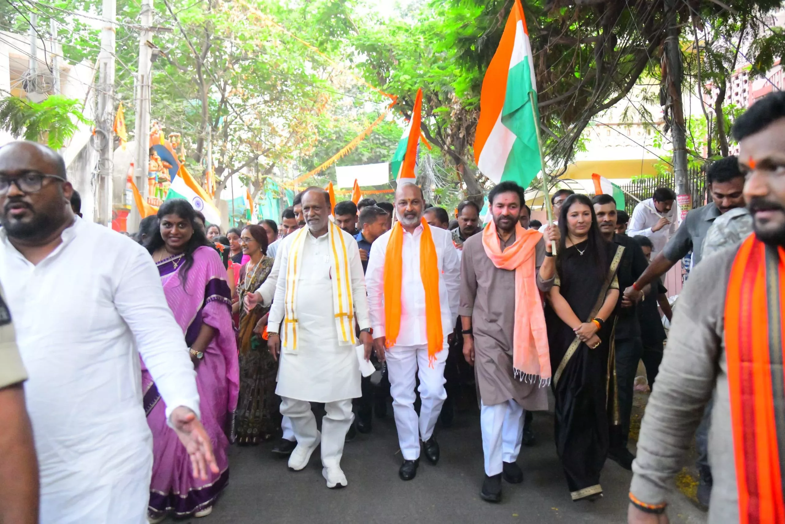 महिला आरक्षण बिल पर भाजपा का प्रदर्शन