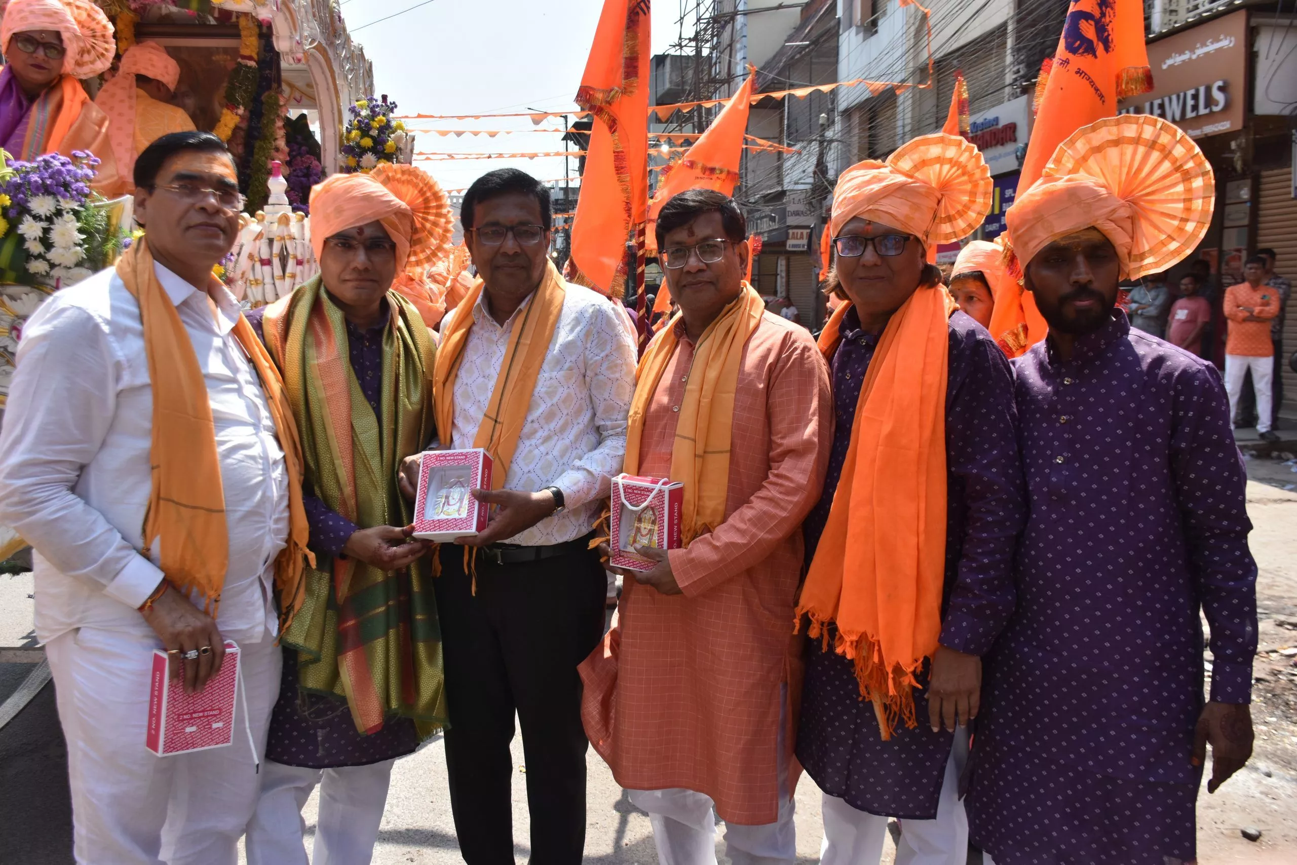 भाग्यनगर में हनुमान जन्मोत्सव की भव्य निशान यात्रा