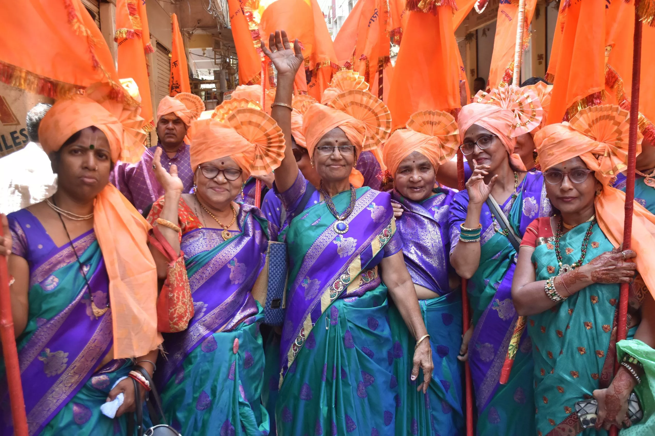 भाग्यनगर में हनुमान जन्मोत्सव की भव्य निशान यात्रा