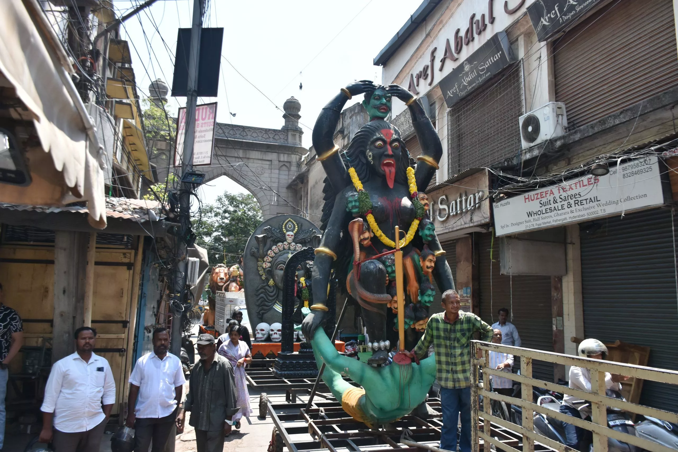 भाग्यनगर में हनुमान जन्मोत्सव की भव्य निशान यात्रा