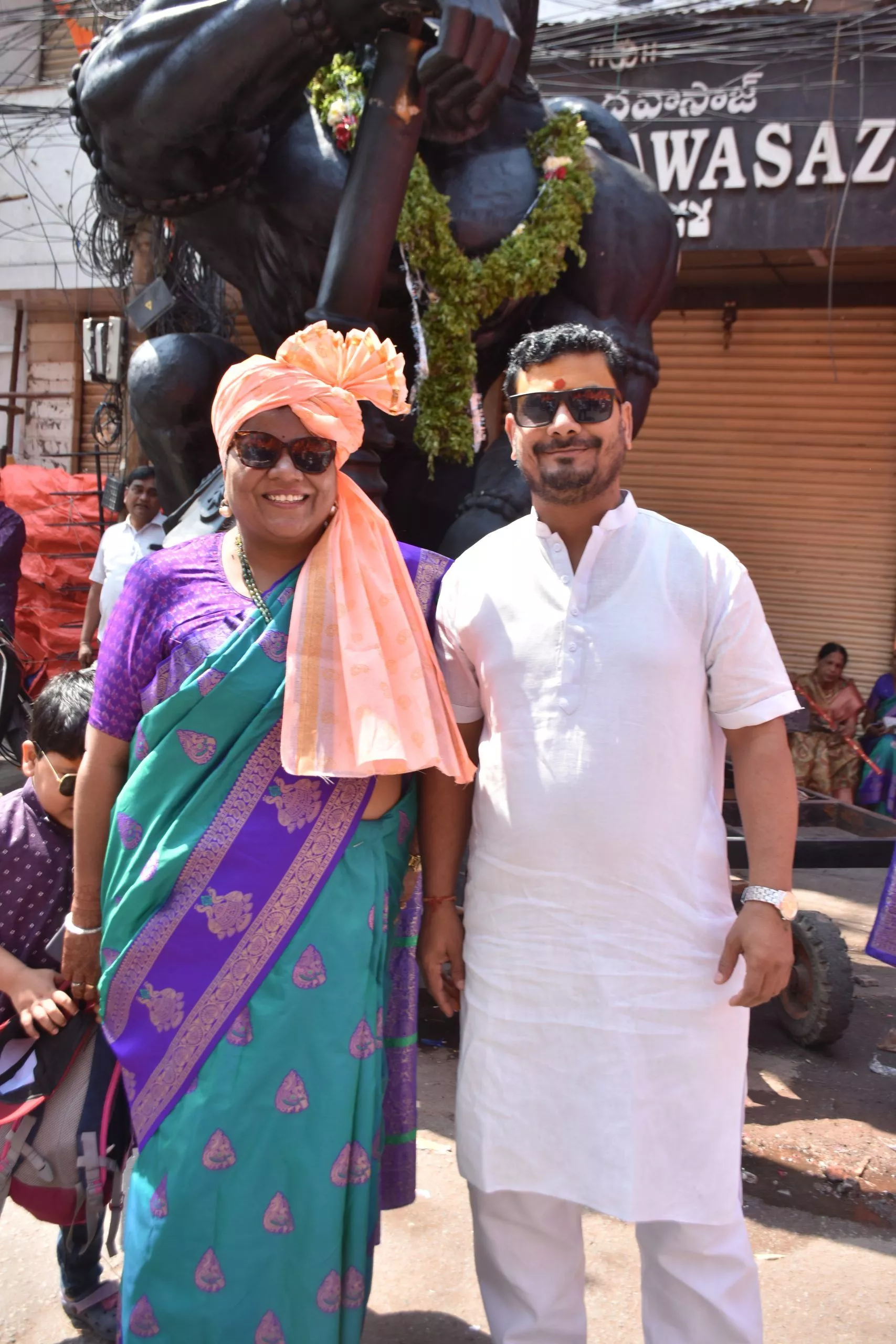 भाग्यनगर में हनुमान जन्मोत्सव की भव्य निशान यात्रा