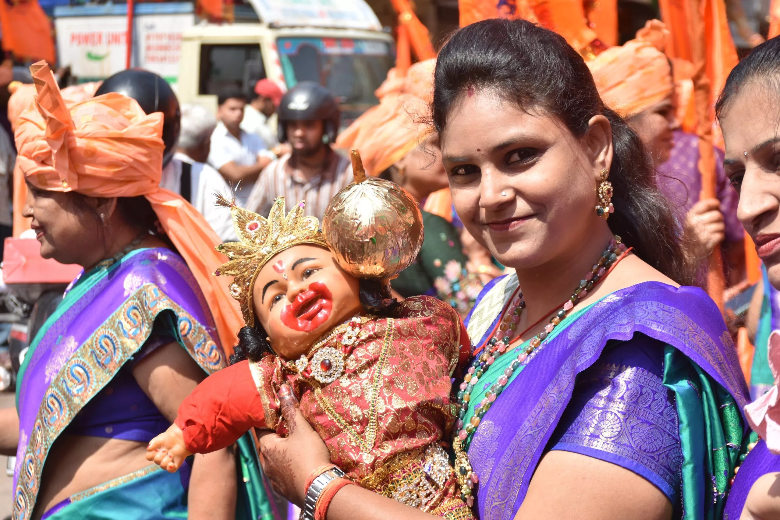 भाग्यनगर में हनुमान जन्मोत्सव की भव्य निशान यात्रा