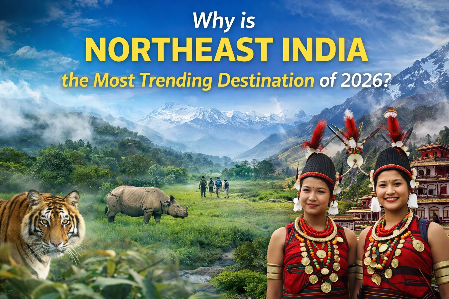 उत्तर-पूर्व भारत के पहाड़, संस्कृति और वन्यजीव दृश्य