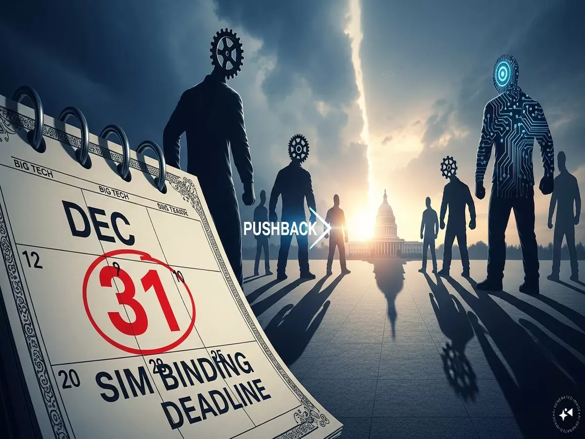 मैसेजिंग ऐप्स के लिए ‘सिम-बाइंडिंग’ लागू करने की समयसीमा बढ़ाकर 31 दिसंबर कर दी गई है, जिससे कंपनियों को नियमों का पालन करने के लिए अधिक समय मिलेगा।