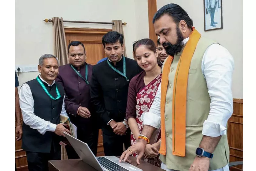 सम्राट चौधरी का संबोधन