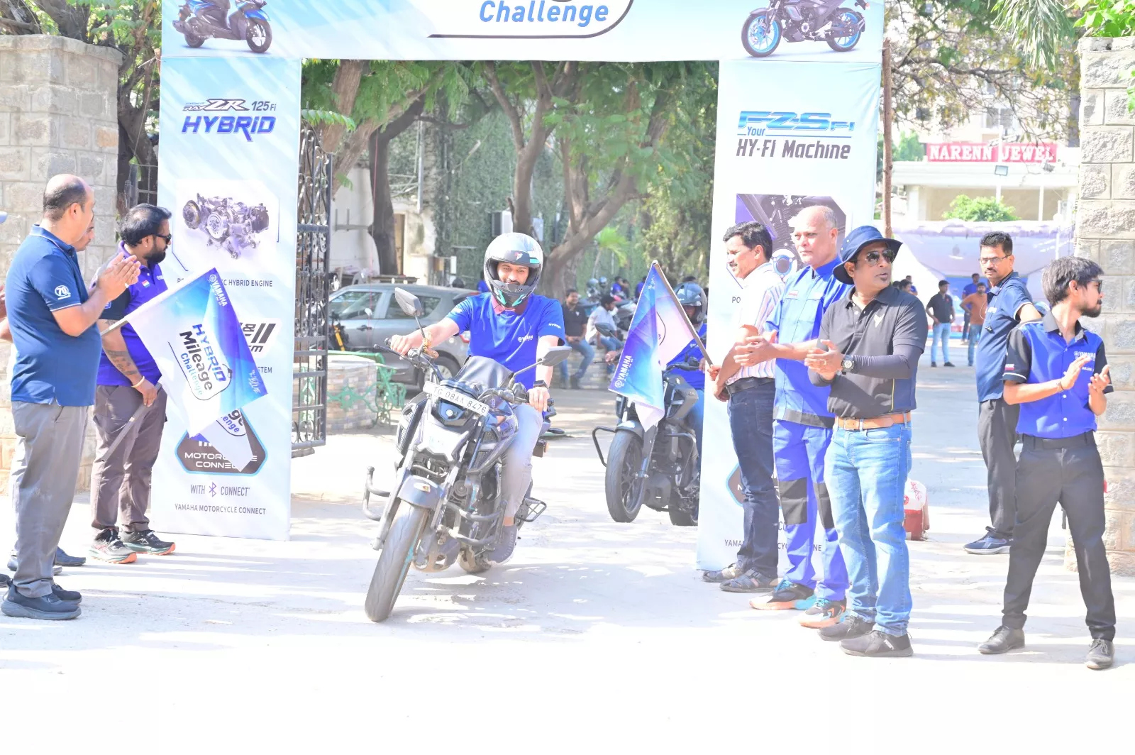 हैदराबाद में Yamaha का मेगा माइलेज चैलेंज आयोजित