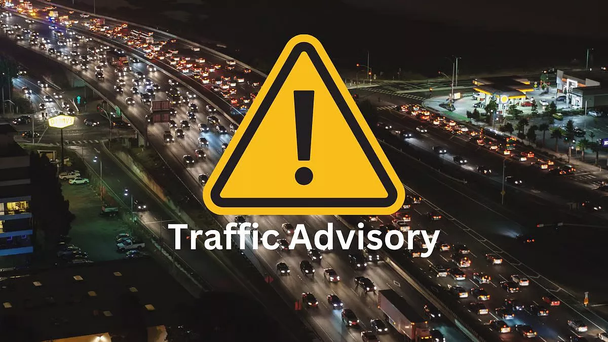 सीवरेज कार्य के कारण ट्रैफिक डायवर्जन लागू