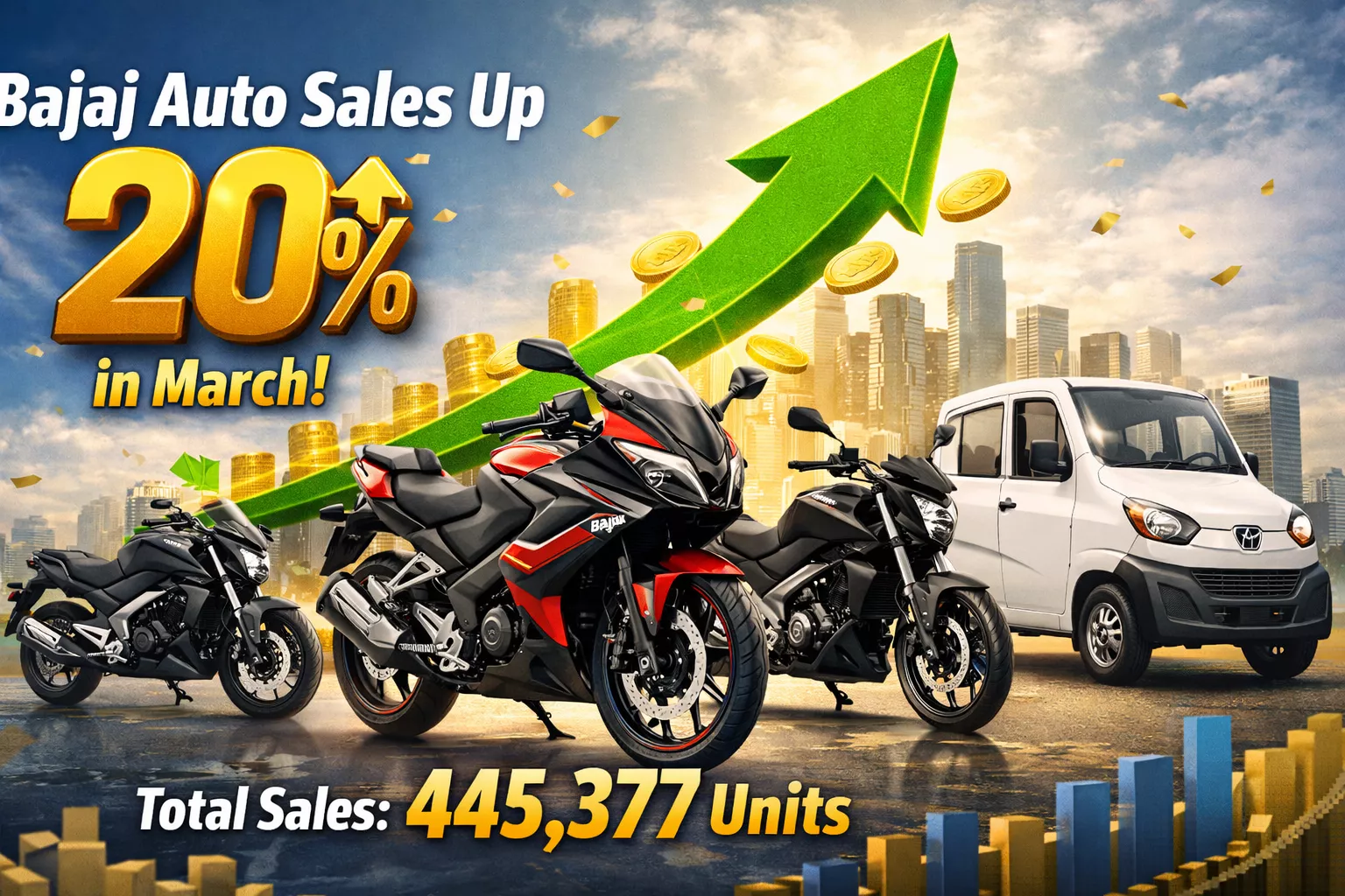 बजाज ऑटो वाहन बिक्री मार्च 2026