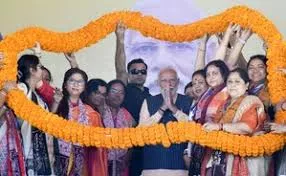 एम मोदी का महिला सुरक्षा पर जोर भाजपा की नीतियों का किया उल्लेख