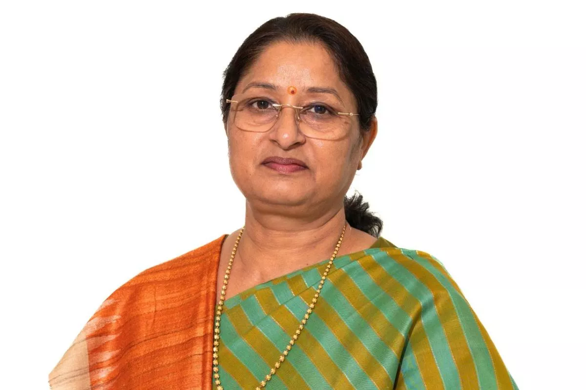 मतदान के लिए अपील करतीं अन्नपूर्णा देवी