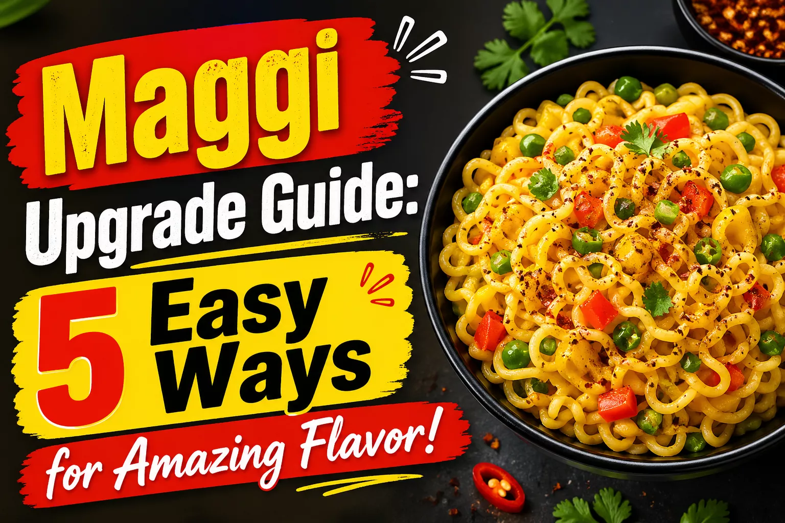 मैगी को स्वादिष्ट बनाने के 5 आसान तरीके
