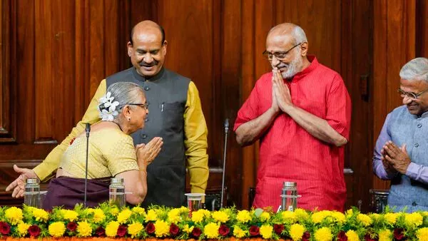 राज्यसभा में नए सांसदों का शपथ ग्रहण समारोह