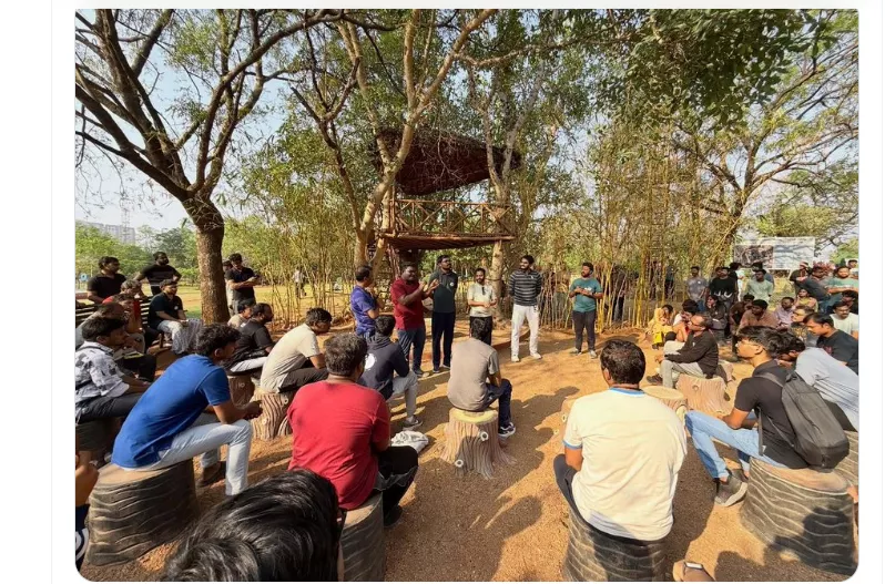 हैदराबाद में स्टार्टअप नेटवर्किंग वॉक