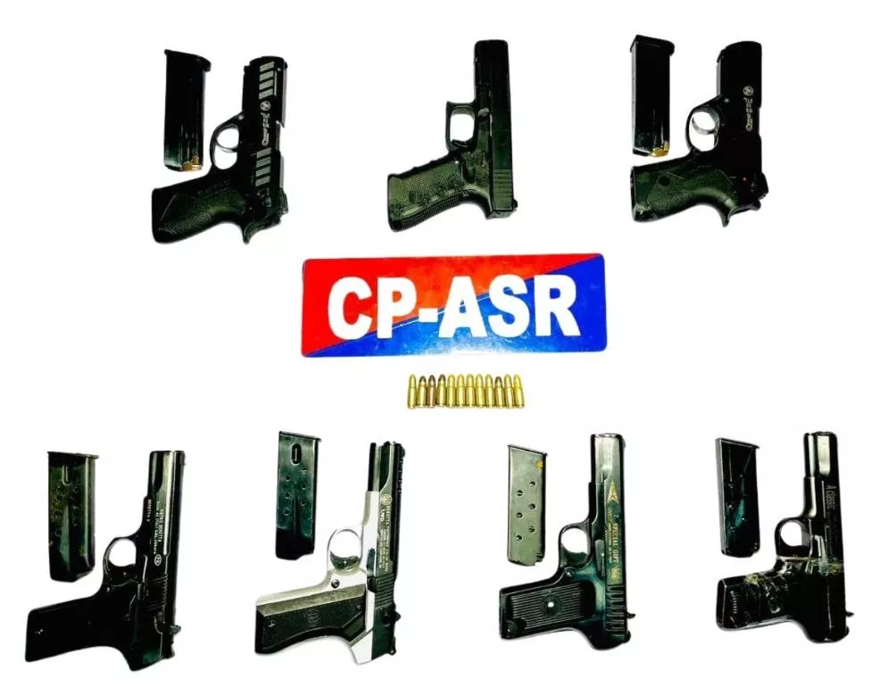 अमृतसर में हथियार तस्करी मॉड्यूल का भंडाफोड़, 4 गिरफ्तार