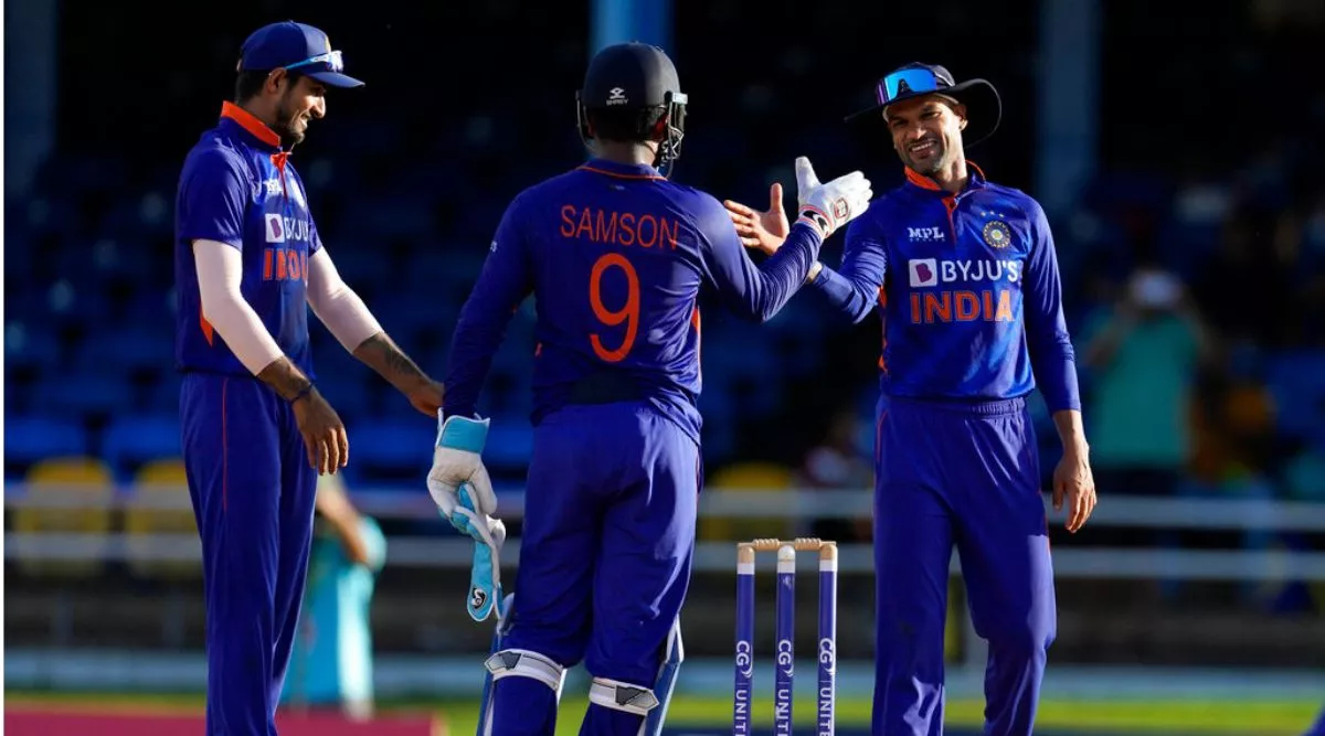 भारत और जिम्बाब्वे के बीच टी20 मैच का दृश्य