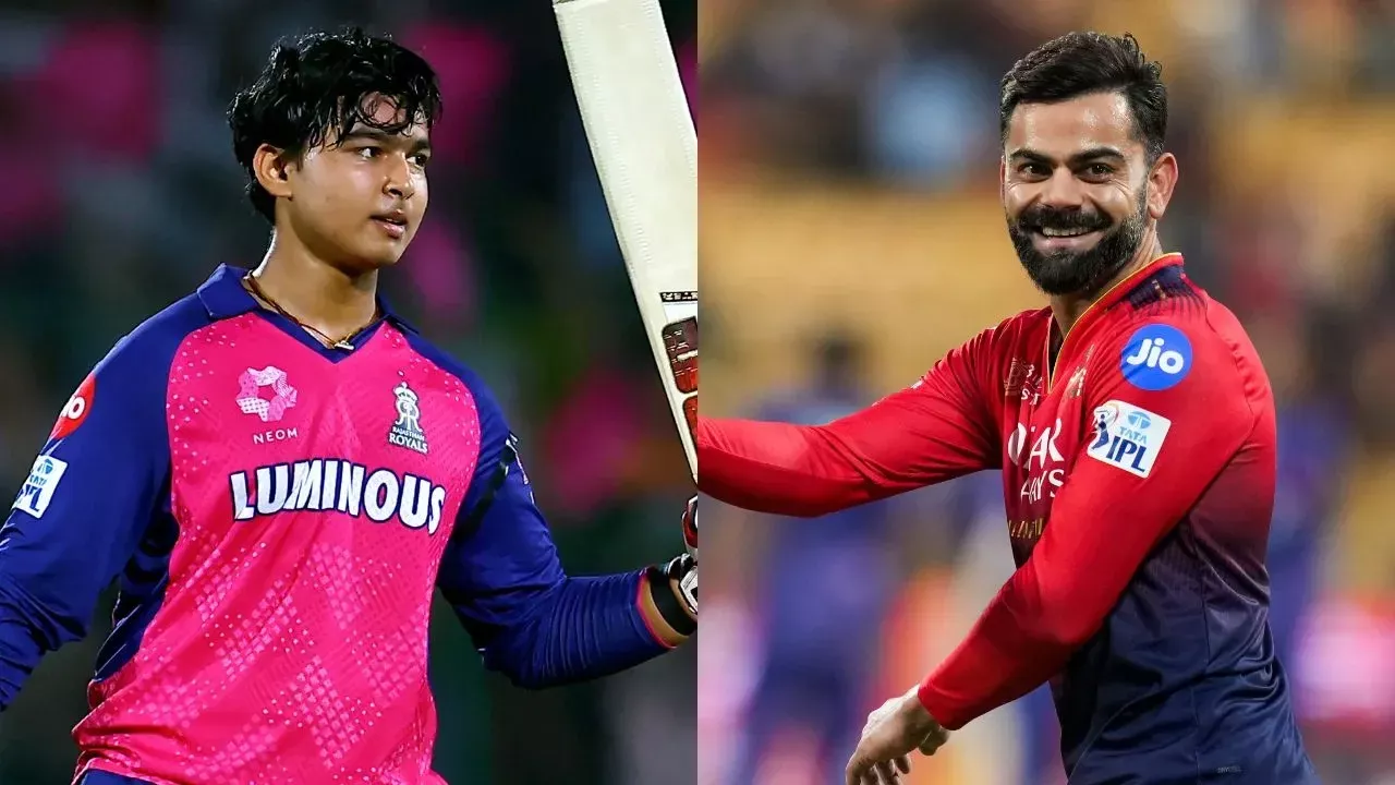 वैभव सूर्यवंशी आईपीएल मैच में खेलते हुए