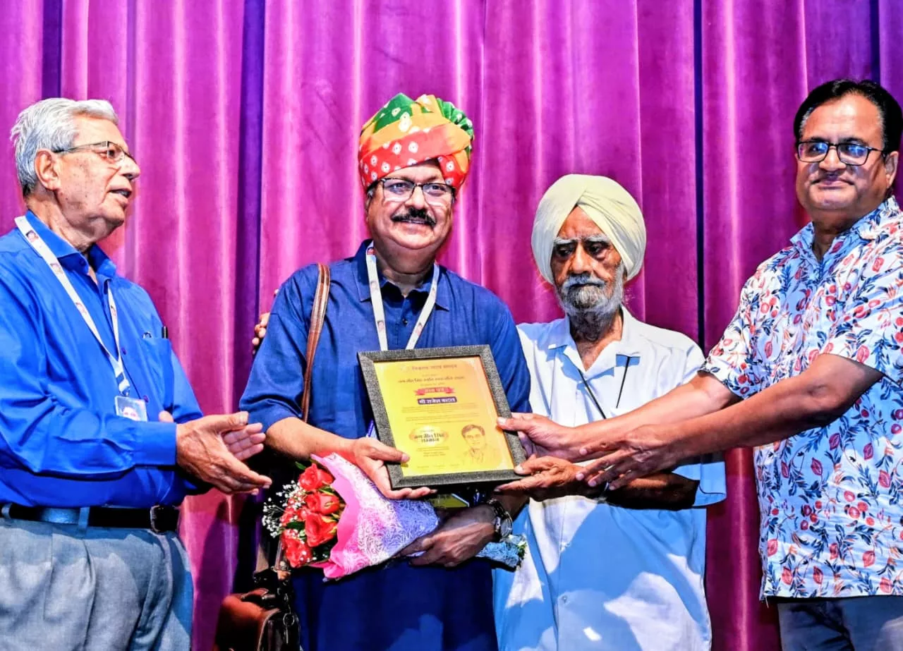 जगजीत सिंह सम्मान से राजेश बादल सम्मानित, जयपुर में आयोजन