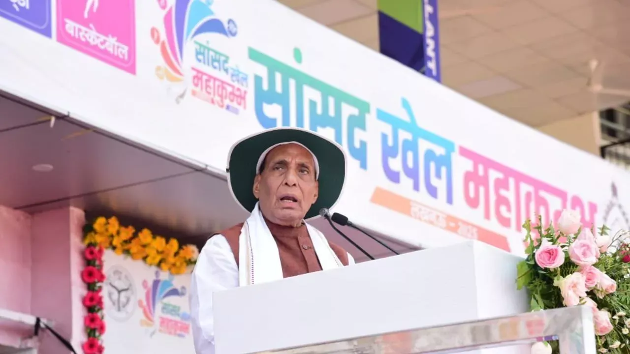 राजनाथ सिंह ने खेलों में भारत की उपलब्धियां गिनाईं अंतरराष्ट्रीय आयोजनों में भारत की मजबूत मौजूदगी