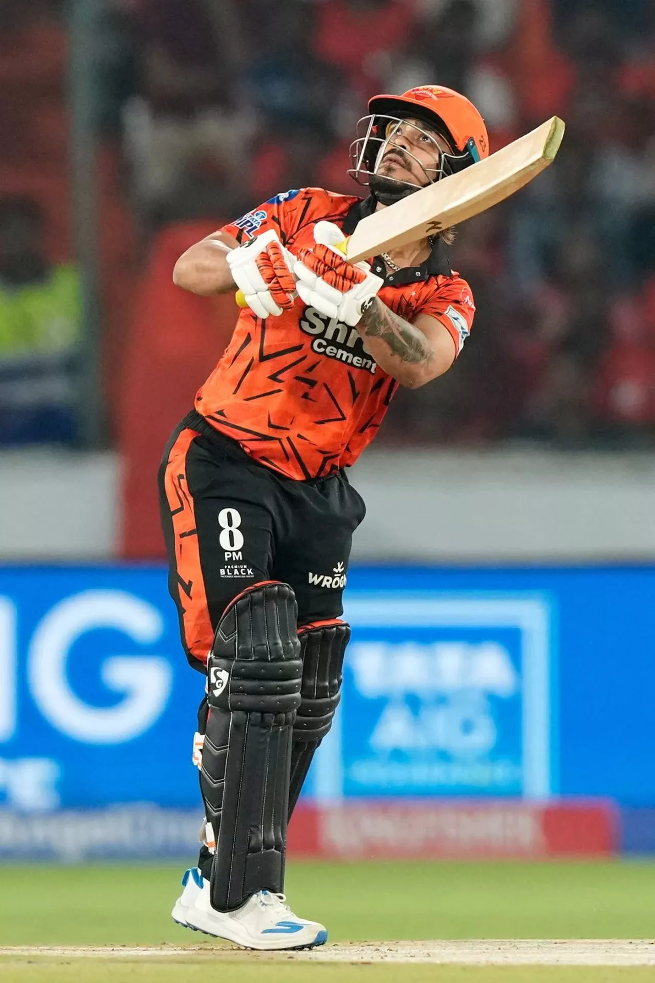 SRH बनाम राजस्थान आईपीएल मैच का दृश्य