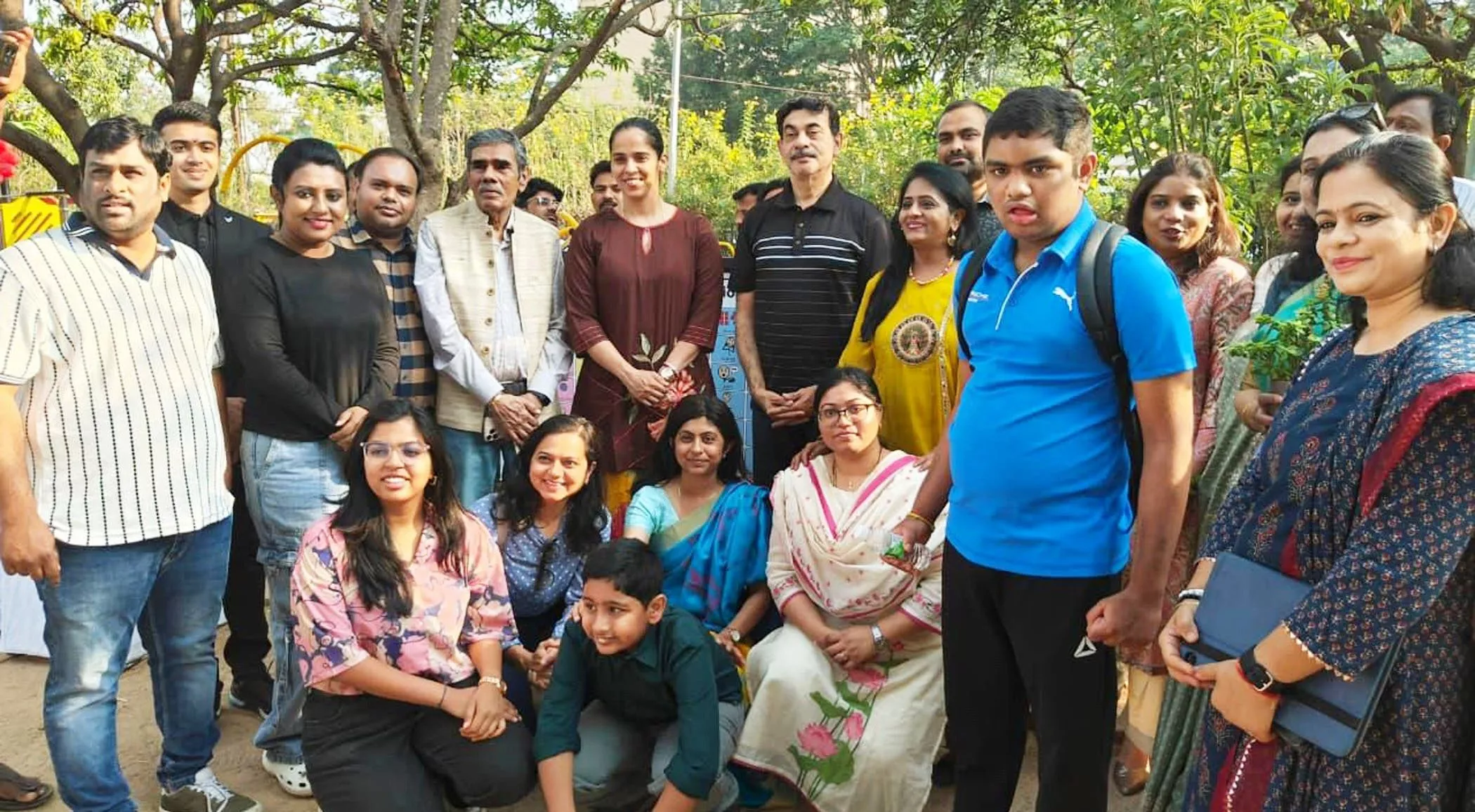 ऑटिज्म बच्चों के लिए पार्क में लगाया गया कम्युनिकेशन बोर्ड