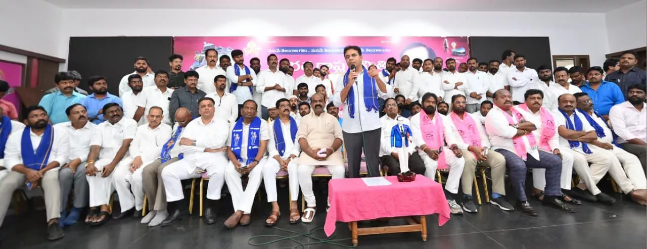 केटीआर का कांग्रेस पर अंबेडकर मुद्दे पर हमला