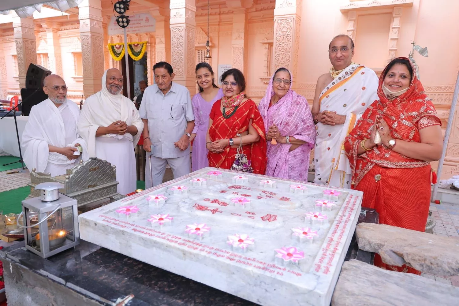 कुलपाक जैन तीर्थ में पादुका प्रतिष्ठा कार्यक्रम