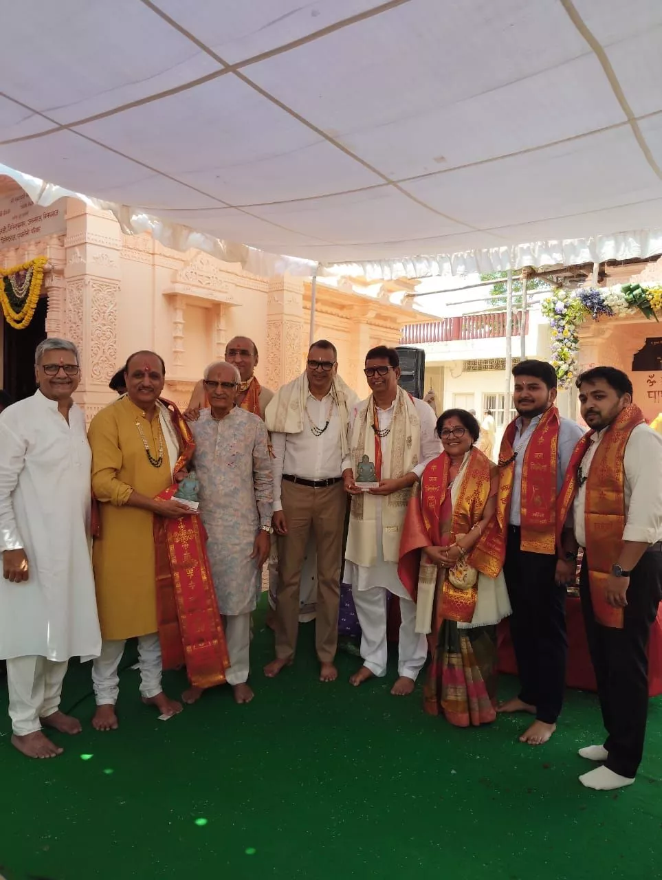 कुलपाक जैन तीर्थ में पादुका प्रतिष्ठा कार्यक्रम