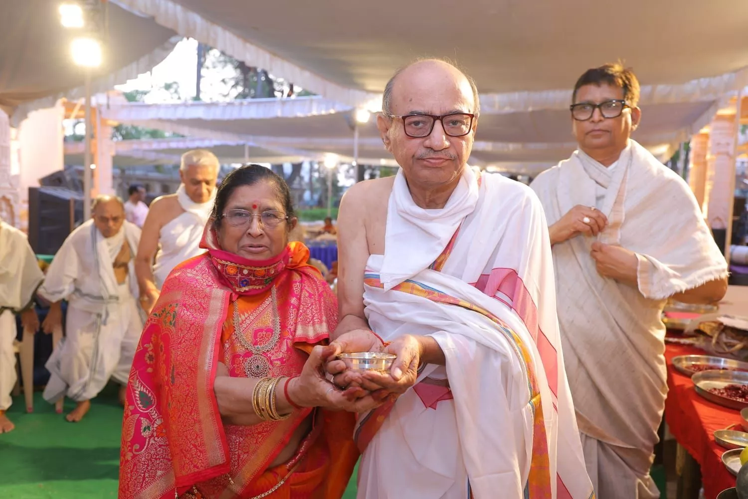 कुलपाक जैन तीर्थ में पादुका प्रतिष्ठा कार्यक्रम